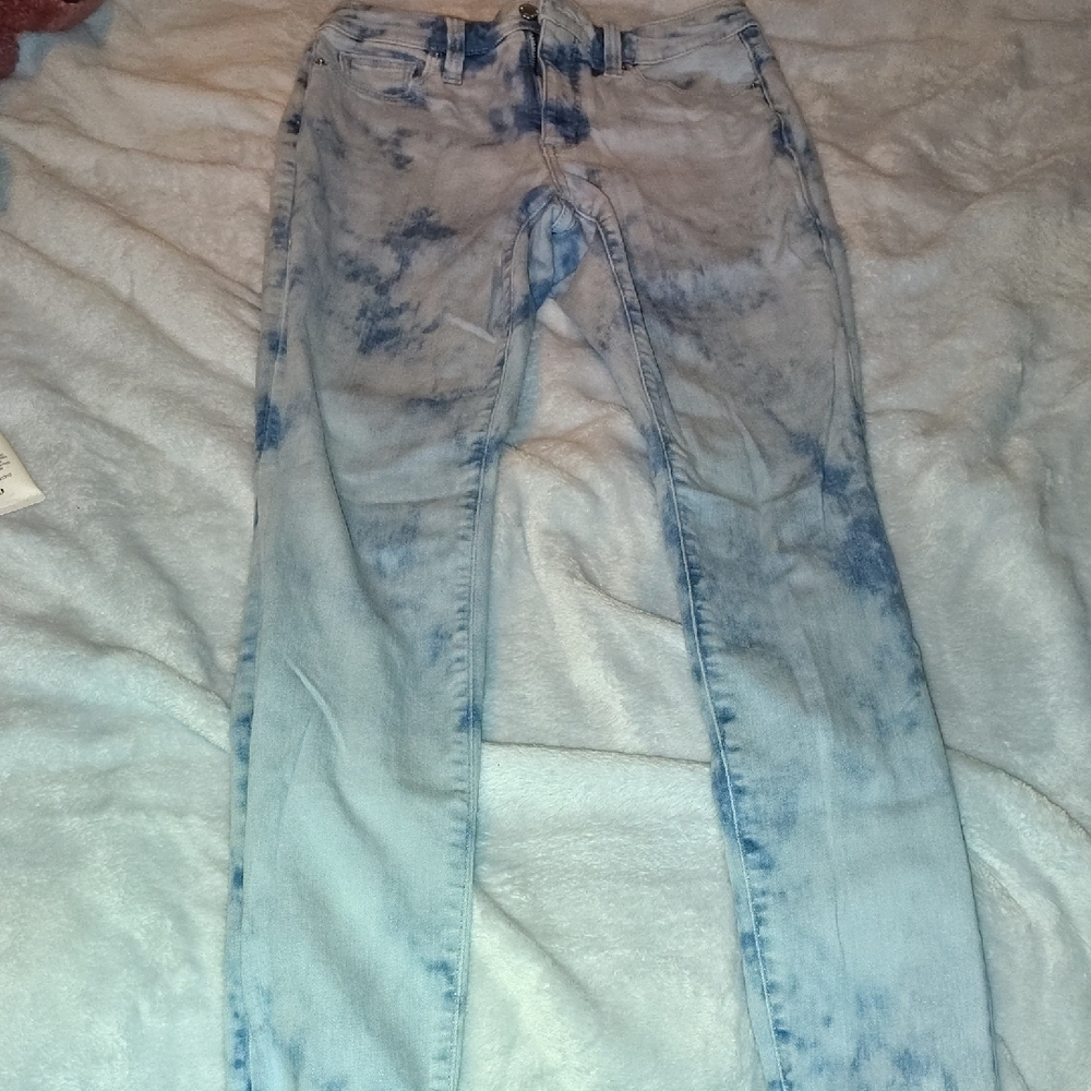 Blue Tie-Dye Jeans